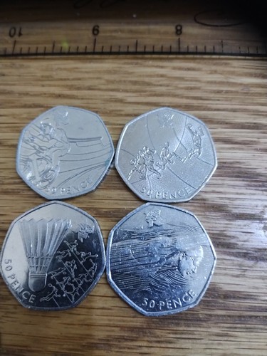 Olympic games 50p coins in - games,