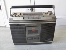 Sony CF-580 Stereo Radio Cassette (Mainly working !) Vintage Ghetto Blaster