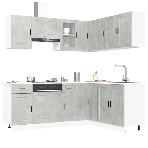 Piece kitchen cabinet set - 11,