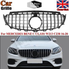 FOR MERCEDES E-CLASS W213 C238 FRONT GRILLE GRILL GT PANAMERICANA STYLE 16-20