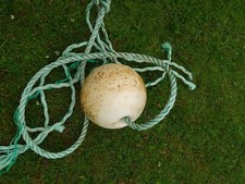 Lobster Crab Pot Buoy 7.5 Inch & Rope Marine Nautical Home Decor Arts & Crafts