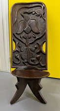 Hand-Carved African Wooden Birthing Chair – Symbolic “Journey of Life” Design