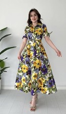 Zara floral printed belted - zara,
