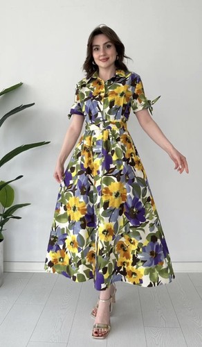 Zara floral printed belted - zara,
