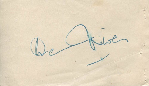 David niven autograph - niven,