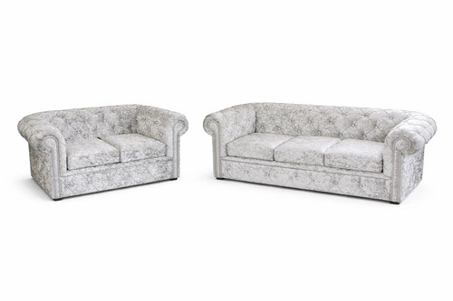 Chesterfield sofa crushed - chesterfield,