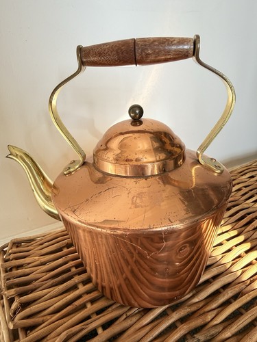 Antique copper kettle 22cm - copper,