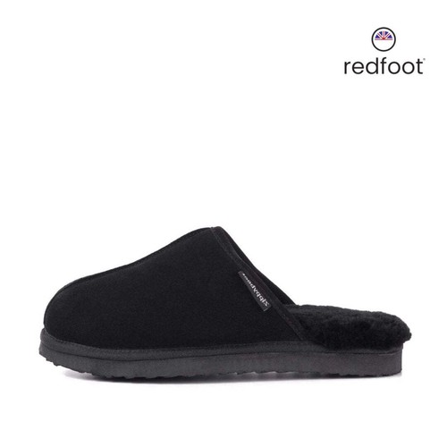 Allen black sheepskin slipper - allen,