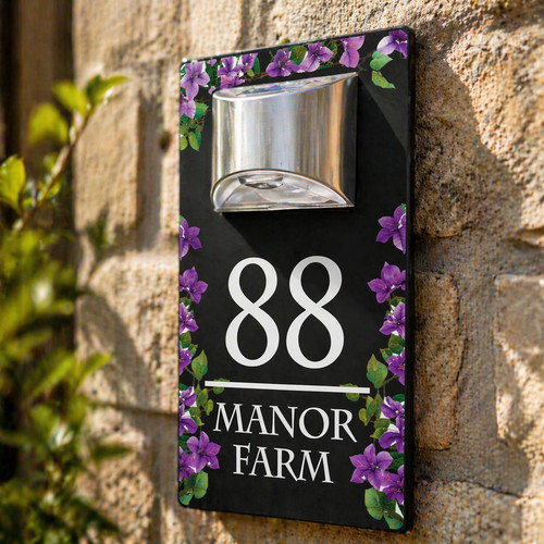 Personalised house number - personalised,