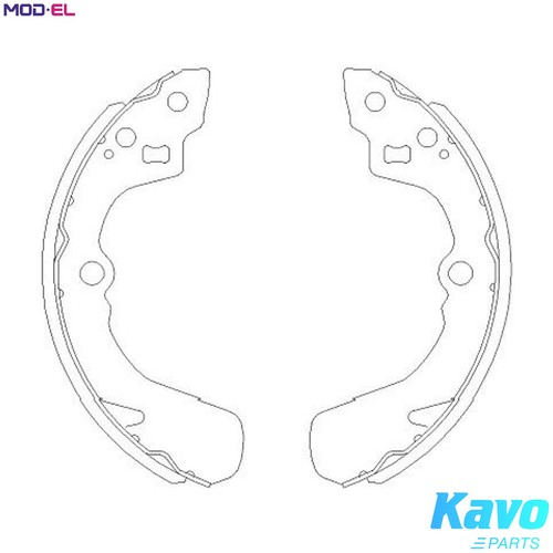 Brake shoe set - brake,