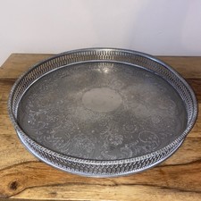 Vintage Chased Silver Plated