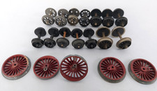 TRI-ANG / HORNBY DUBLO Locomotive Wheels (Nigel Gresley?) + Wagon & Coach Wheels