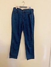 Not your Daughters Jeans Size 12 UK US 8 Blue Animal Print Lift Tuck 30x30 Nydj