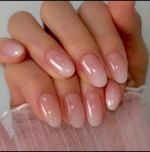 Pcs false nails glossy - 24,