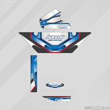 ARROW STYLE ROTAX RADIATOR STICKER KIT - KARTING