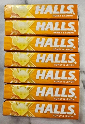 Halls honey and lemon 20 - halls, lemon.