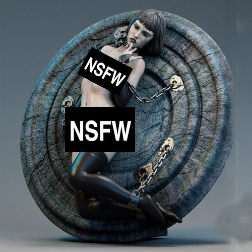 Resin figure model female - resin,