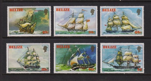Belize 1982 ships mint nh - belize,