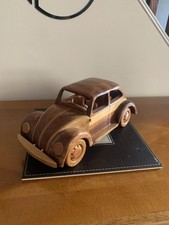 Wooden Model Car Hand-Made VW