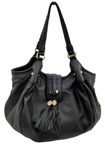 Gucci large black pebbled - gucci,