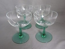 Vintage Champagne Coupes with