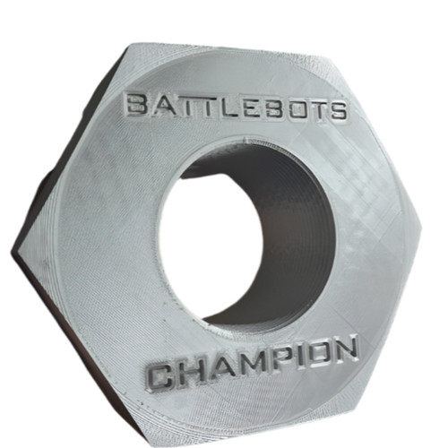 Battlebots champion giant nut - battlebots,