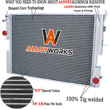 Row aluminum radiator for - radiator,