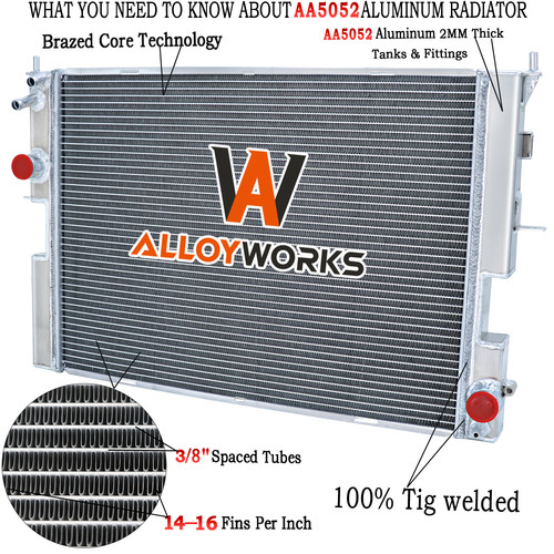Row aluminum radiator for - 4,