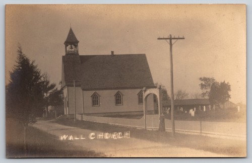 Wall church with cemetery - wall,