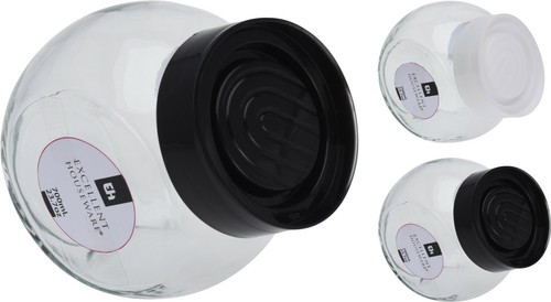 Set glass storage jars - 3,
