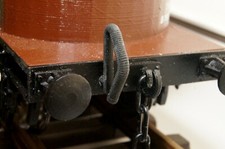 Gauge 1, G Scale , British Rail dummy vacuum pipes, FOUR, black resin FX1