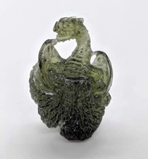 Moldavite - Hand Carved Dragon