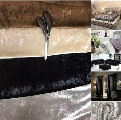 Crushed velvet upholstery - velvet,
