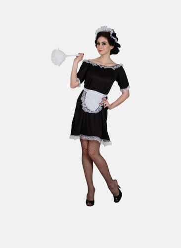 New french maid - costume, black