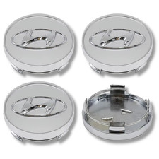 For Hyundai Alloy Wheel Centre Cap Hub x4 60mm I10 I20 I30 Getz Santa Fe
