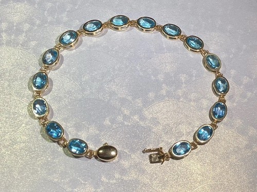 14k yellow gold - gold, topaz
