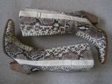 EL VAQUERO Italian Genuine Leather BOOTS Size 3 1/2 UK, 36 EUR