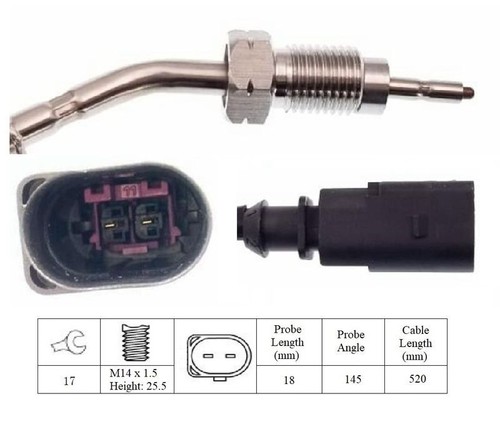 Pre turbo exhaust temperature - pre,
