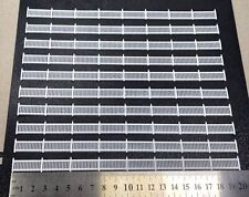N Gauge Fences 10 Pieces scale 8FT Model Railway Fencing 1:148 (WHITE)