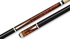 Players C-811 Pool Cue – Antique Brown Maple, 4-Point Graphic, 18–21 oz