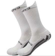 1-3 Pairs Football Grip Socks Anti Slip Sport - Adult Mens - UK Size 7-12