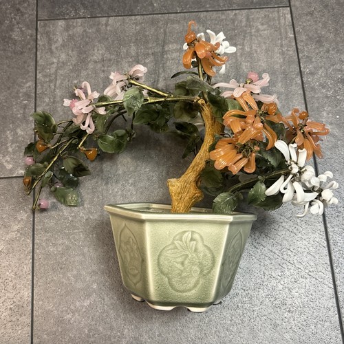 Vtg jade color glass - vtg,