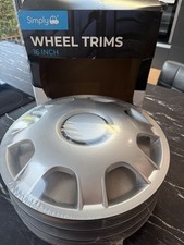 4x Silver 16" Inch Deep Dish Van Wheel Trims Hub Caps SWT155 - Brawn