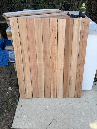 Iroko hardwood timber slats - timber,