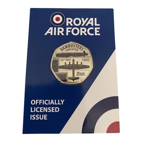 Raf royal air force 50p - force, shaped