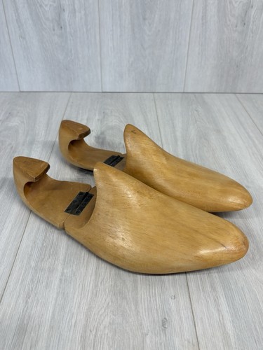 Vintage wooden hinged shoe - vintage,