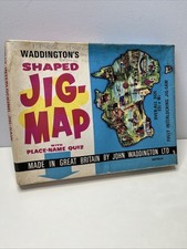 Vintage Waddington's JIG-MAP -