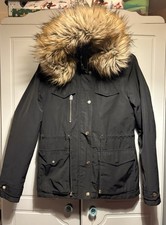 Topshop furry hooded Parker