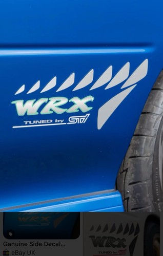Subaru sti decal stickers gc8 - decal,