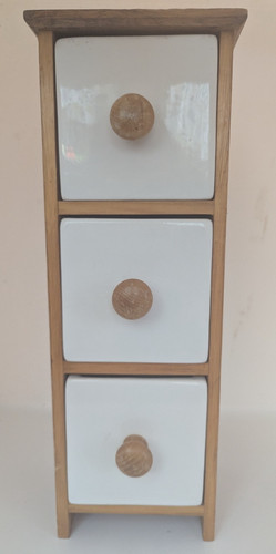 White ceramic drawers in - 3,